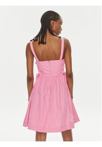 Pinko Sukienka letnia Amazonia 103566 A1WP Różowy Regular Fit. Kolor: różowy. Materiał: bawełna. Sezon: lato #5