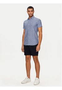 Only & Sons Szorty materiałowe Tel 22030250 Granatowy Regular Fit. Kolor: niebieski. Materiał: wiskoza #5