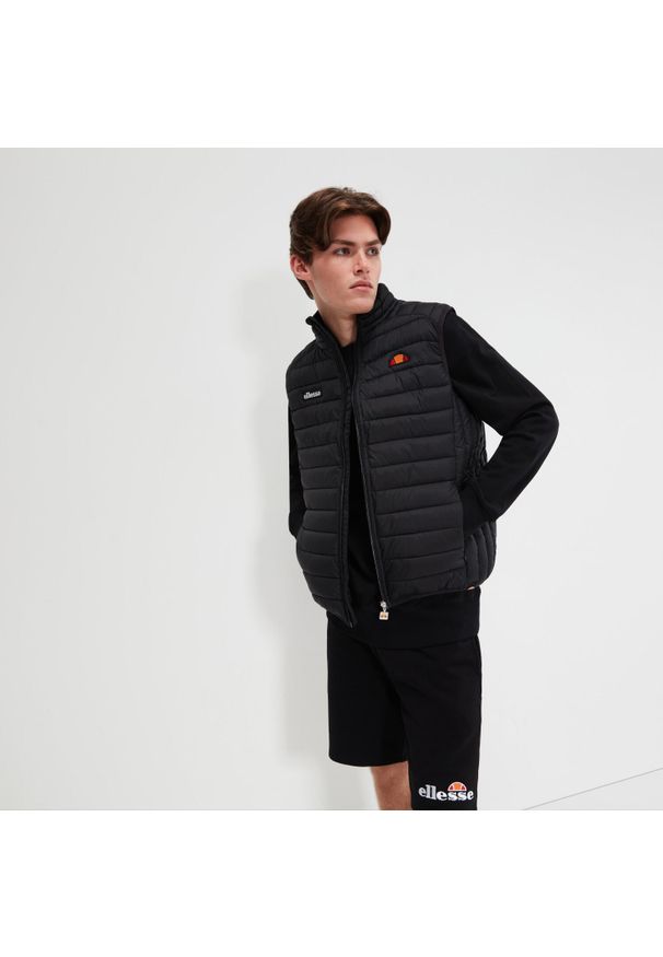 Kurtka uniwersalna męska Ellesse Bardy. Kolor: czarny. Materiał: tkanina. Długość rękawa: bez rękawów
