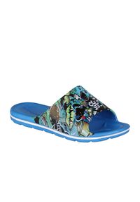 Klapki basenowe dziecięce Coqui Long. Kolor: niebieski, wielokolorowy. Styl: sportowy #1