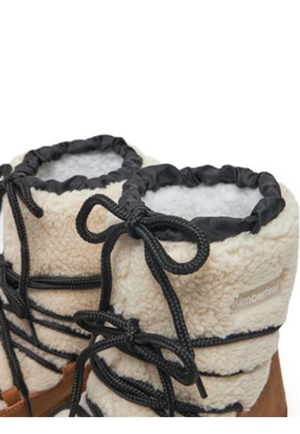 Kimberfeel Śniegowce Erica Brązowy. Kolor: brązowy. Materiał: skóra