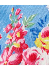 LOVE SHACK FANCY - Niebieska sukienka Marzia. Kolor: niebieski. Materiał: wełna, bawełna, koronka. Wzór: kwiaty, nadruk. Sezon: lato, jesień. Długość: mini #6