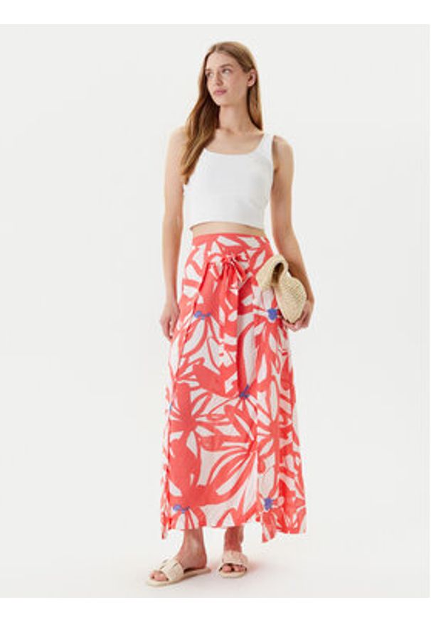 United Colors of Benetton - United Colors Of Benetton Spódnica maxi 4VET50007 Czerwony Regular Fit. Kolor: czerwony