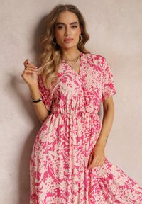 Renee - Różowa Sukienka Humina. Kolor: różowy. Materiał: tkanina. Sezon: lato #5