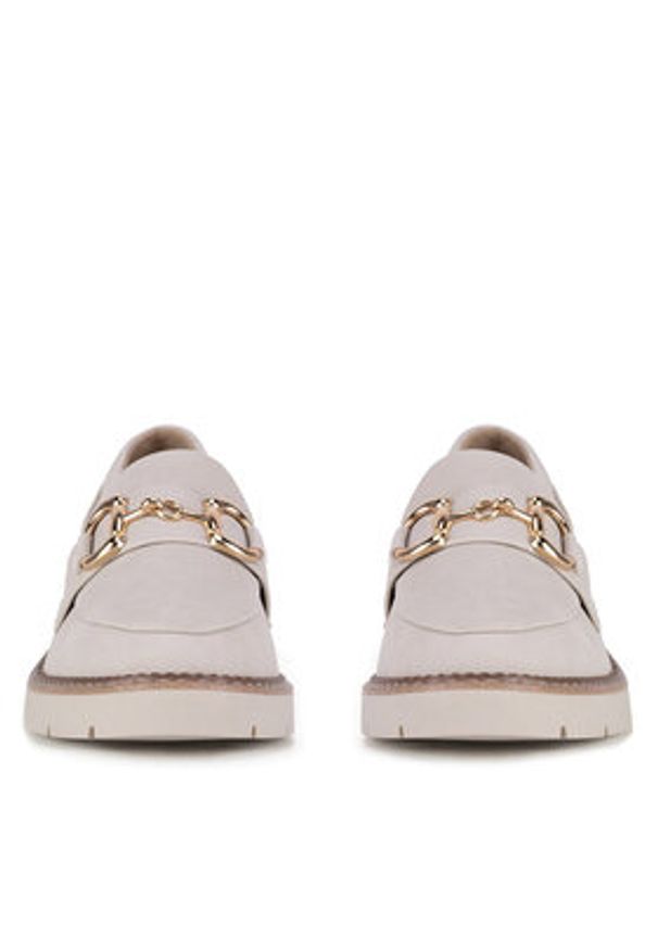 Clara Barson Mokasyny EVELINNE WS5885-01 Beżowy. Kolor: beżowy. Materiał: syntetyk, materiał