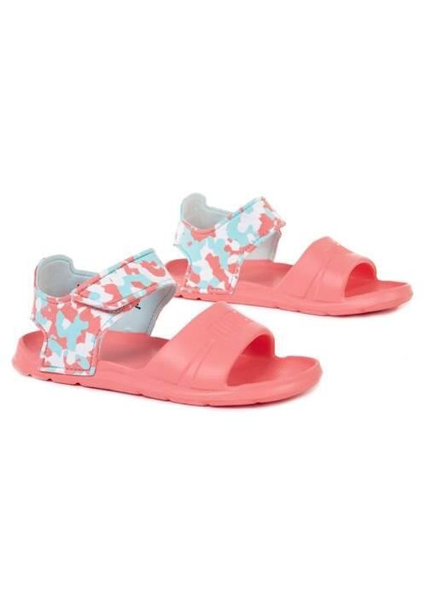 Buty do chodzenia dla dzieci Puma Injex Camo PS. Zapięcie: rzepy. Kolor: różowy. Materiał: syntetyk, materiał