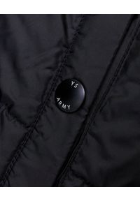YVES SALOMON PARIS - Czarna kurtka dwustronna. Okazja: na co dzień. Kolor: czarny. Materiał: materiał. Długość rękawa: długi rękaw. Długość: długie. Wzór: aplikacja. Styl: klasyczny, casual, elegancki #6