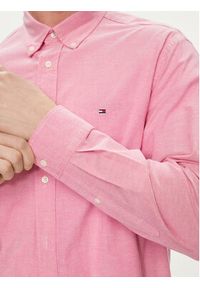 TOMMY HILFIGER - Tommy Hilfiger Koszula 1985 MW0MW29968 Różowy Regular Fit. Kolor: różowy. Materiał: bawełna #4