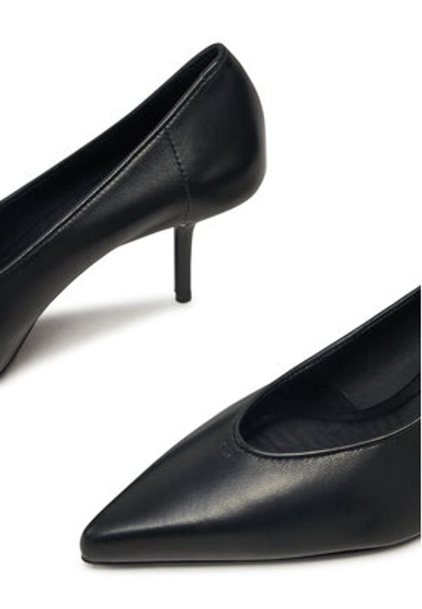 Max Mara Szpilki 2514521151600 Czarny. Kolor: czarny. Materiał: skóra. Obcas: na szpilce