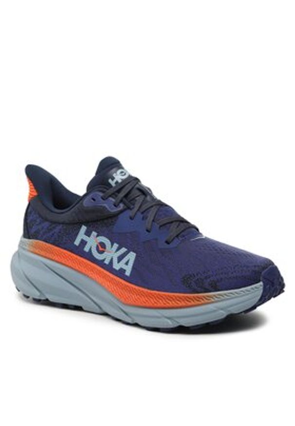 HOKA - Hoka Buty do biegania Challenger 7 1134497 Granatowy. Kolor: niebieski. Materiał: materiał