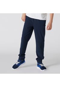 DOMYOS - Spodnie dresowe dla dzieci Domyos W900. Kolor: niebieski. Materiał: dresówka #1