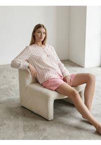 Sinsay - Wiskozowa koszula w paski - wielobarwny. Materiał: wiskoza. Wzór: paski #1