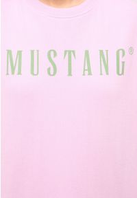 Mustang - DAMSKA BLUZA MUSTANG LOGO Aberdeen Pink Lavender 1014960 8070 #4