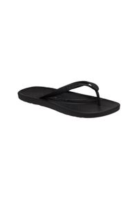 Japonki damskie Crocs 210089001. Zapięcie: bez zapięcia. Kolor: czarny. Materiał: materiał, syntetyk. Sport: turystyka piesza