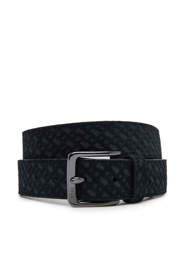 Pasek Męski BOSS. Kolor: czarny