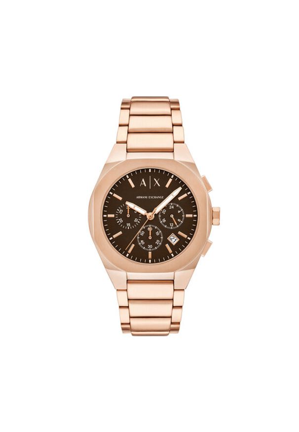 Armani Exchange Zegarek Sync AX4188 Złoty. Kolor: złoty
