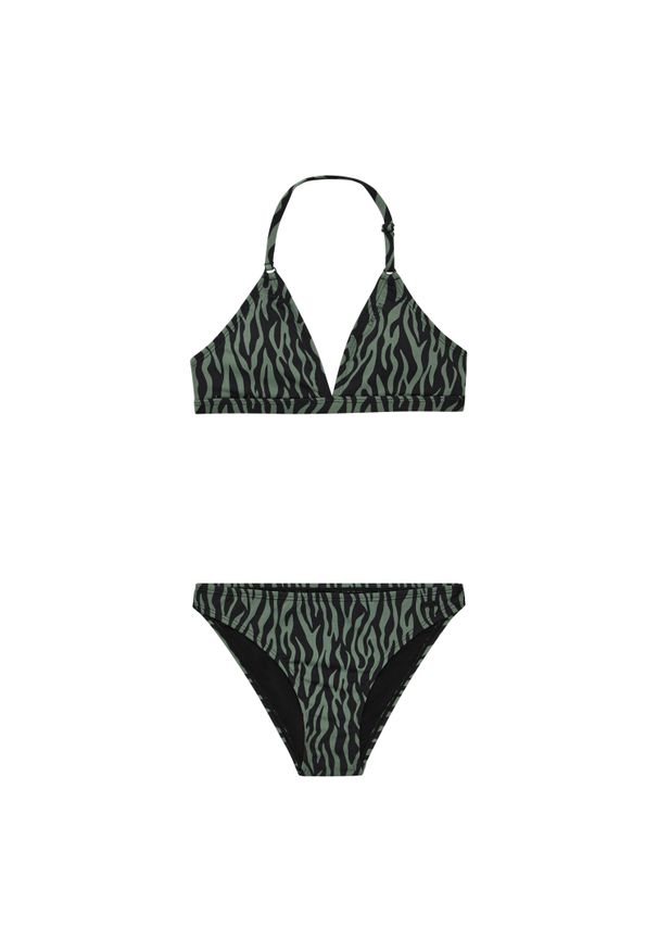 Dziewczęcy dwuczęściowy kostium kąpielowy Protest Aniston. Kolor: zielony