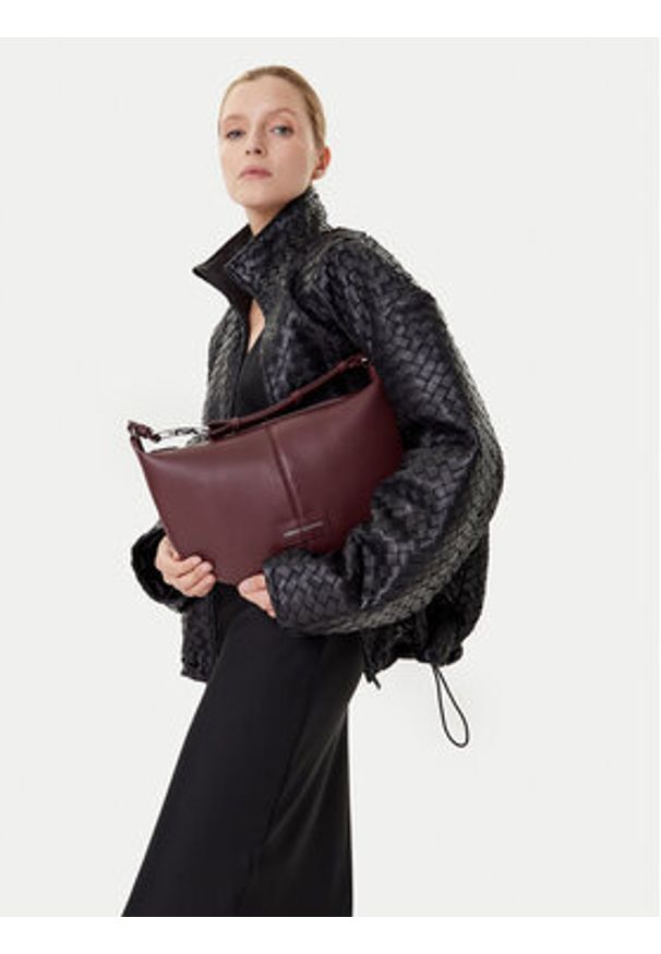Armani Exchange Torebka XW001574 AF15632 UA343 Bordowy. Kolor: czerwony. Materiał: skórzane