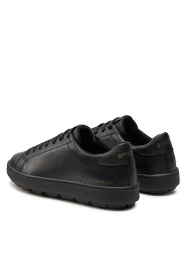 Geox Sneakersy D Spherica Ecub-1 D45WEB 00085 C9999 Czarny. Kolor: czarny. Materiał: skóra