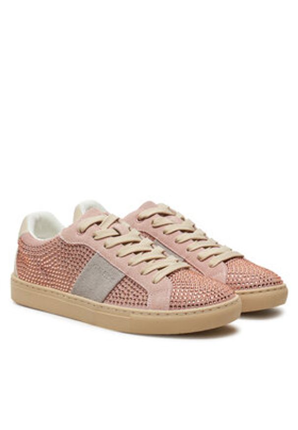 Guess Sneakersy FLPTOD SUE12 Różowy. Kolor: różowy. Materiał: skóra