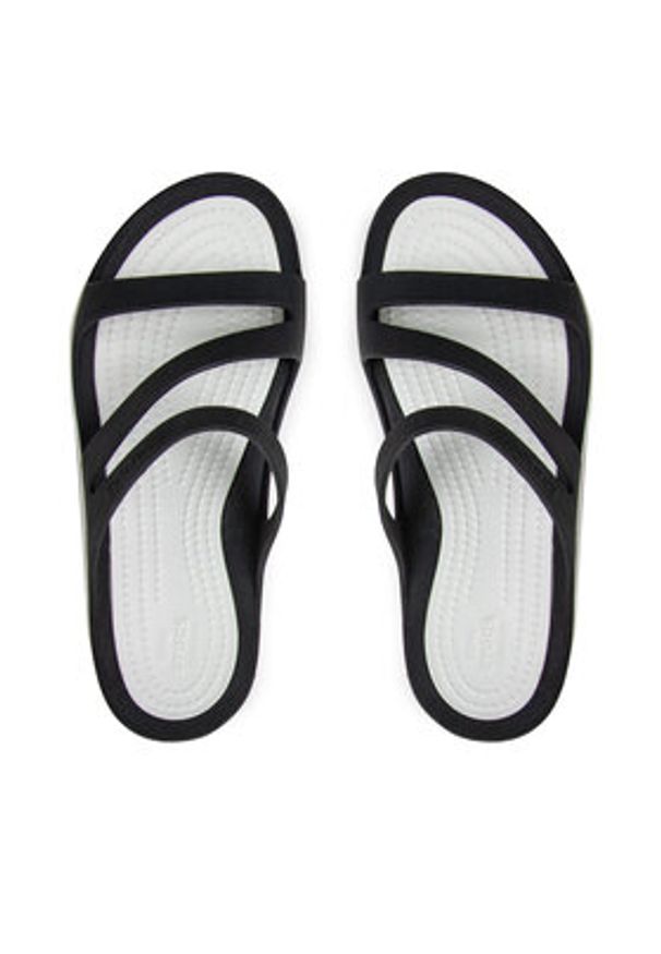 Crocs Klapki Swiftwater Sandal W 203998 Czarny. Kolor: czarny