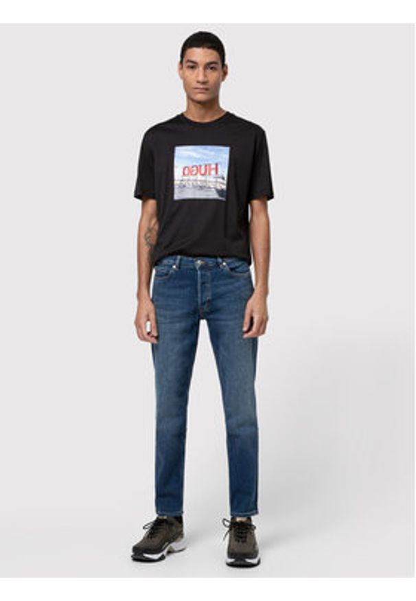 BOSS - Boss Jeansy 50437775 Niebieski Tapered Fit. Kolor: niebieski