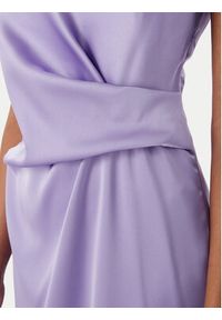 Rinascimento Sukienka koktajlowa CFC0122928003 Fioletowy Regular Fit. Kolor: fioletowy. Materiał: syntetyk. Styl: wizytowy #4