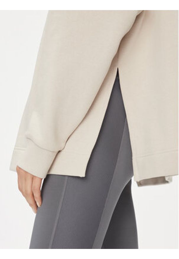 Reebok Bluza Maternity IM4058 Beżowy Regular Fit. Kolor: beżowy. Materiał: bawełna