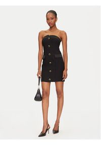 Marciano Guess Sukienka koktajlowa 5GGK14 7300A Czarny Slim Fit. Kolor: czarny. Materiał: syntetyk. Styl: wizytowy