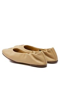 TOMMY HILFIGER - Tommy Hilfiger Baleriny Th Elevated Elastic Ballerina FW0FW07882 Beżowy. Kolor: beżowy #5