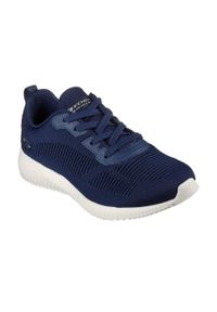 skechers - Buty damskie SKECHERS Bobs Squad Tough Talk. Kolor: niebieski