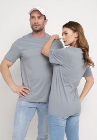 Born2be - Jasnoniebieska Koszulka Pixyphe. Okazja: na co dzień. Kolor: niebieski. Styl: klasyczny, casual, elegancki