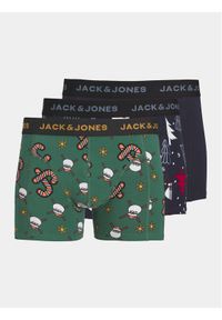 Jack & Jones - Jack&Jones Komplet 3 par bokserek 12246308 Kolorowy. Materiał: bawełna. Wzór: kolorowy #1