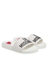 Love Moschino - LOVE MOSCHINO Klapki JA28052G1MI14100 Biały. Kolor: biały #4