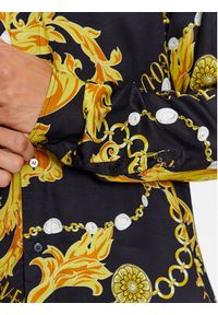 Versace Jeans Couture Koszula 75GAL2R0 Czarny Regular Fit. Kolor: czarny. Materiał: bawełna #4