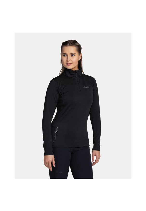 Bluza techniczna damska Kilpi MONTALE-W. Kolor: czarny. Materiał: polar. Sport: turystyka piesza