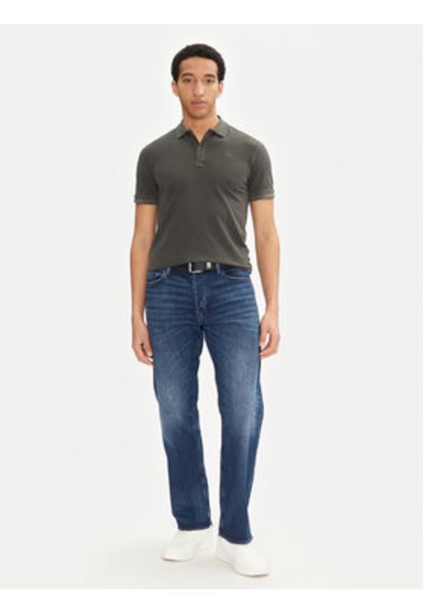 G-Star RAW - G-Star Raw Polo Dunda D11595-D756 B564 Szary Slim Fit. Typ kołnierza: polo. Kolor: szary. Materiał: bawełna
