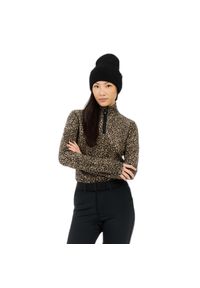 Damski polar 1/4 zip Protest Refuzzy. Kolor: czarny. Materiał: polar #1