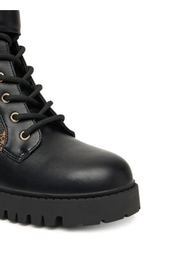 Guess Trapery FLTORA FAL10 Czarny. Kolor: czarny. Materiał: skóra