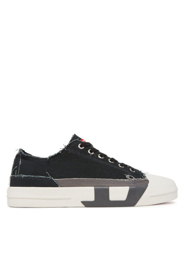 Diesel Trampki S-D-Verse Low Y03504PR012 HA688 Czarny. Kolor: czarny. Materiał: materiał
