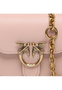 Pinko Torebka Love Bell Micro AI 23-24 PCPL 100049 A14P Różowy. Kolor: różowy. Materiał: skórzane #5