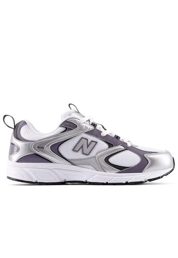 Buty unisex New Balance U4086LR - białe. Kolor: biały. Materiał: materiał, syntetyk. Szerokość cholewki: normalna. Sezon: lato. Sport: turystyka piesza