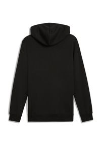 Bluza z kapturem Puma Ess Block Hoodie Fl, Mężczyźni. Typ kołnierza: kaptur. Kolor: czarny. Materiał: materiał, bawełna