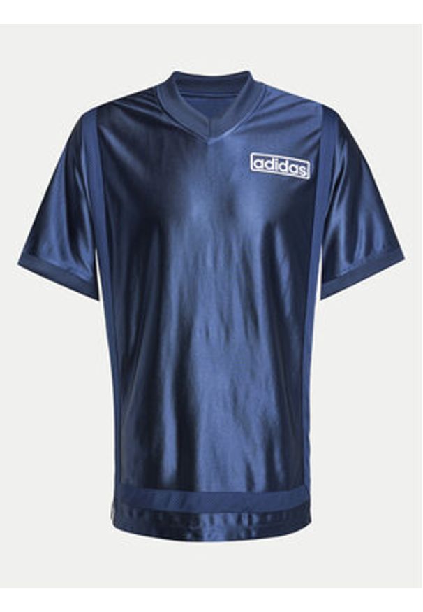 Adidas - adidas T-Shirt Adibreak JD4248 Granatowy Loose Fit. Kolor: niebieski. Materiał: syntetyk