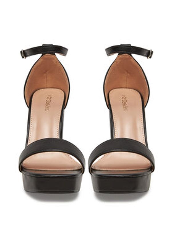 DeeZee Sandały LE601-19 Czarny. Kolor: czarny. Materiał: syntetyk, materiał