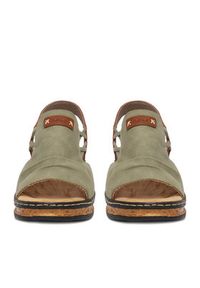Rieker Sandały CEO-62962-52 Zielony. Kolor: zielony. Materiał: skóra #5