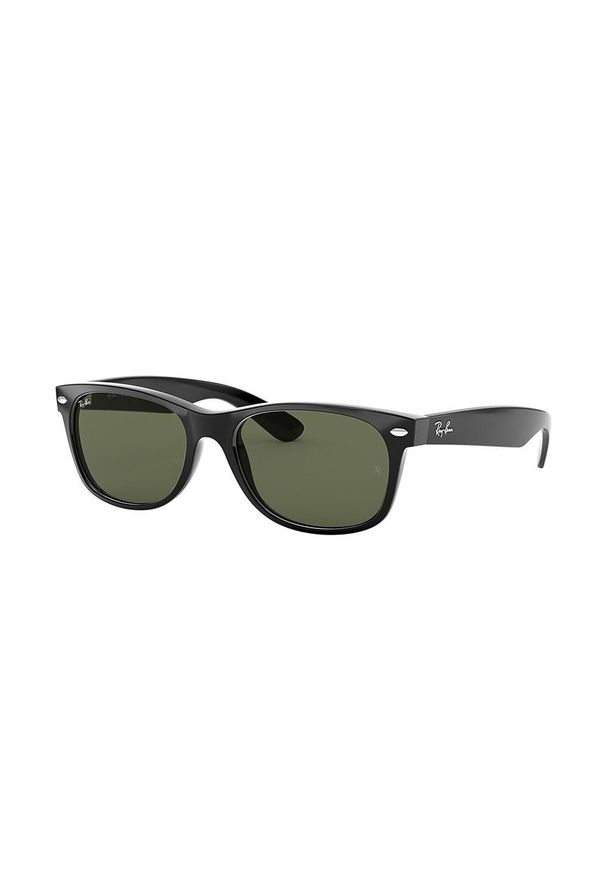 Ray-Ban - Okulary. Kształt: prostokątne. Kolor: czarny