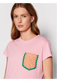 Mc2 Saint Barth - MC2 Saint Barth T-Shirt Nadir P NADI002 03281B Różowy Regular Fit. Kolor: różowy. Materiał: bawełna #3