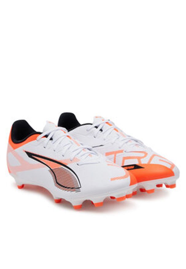 Puma Buty do piłki nożnej Ultra 5 Play Fg/Ag 108169 01 Biały. Kolor: biały. Materiał: skóra