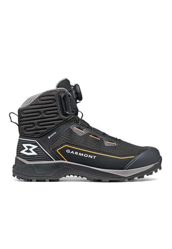 Buty trekkingowe męskie Garmont Trace Mid Boa Gtx. Wysokość cholewki: za kostkę. Kolor: pomarańczowy, wielokolorowy. Materiał: materiał, syntetyk, tkanina. Szerokość cholewki: normalna